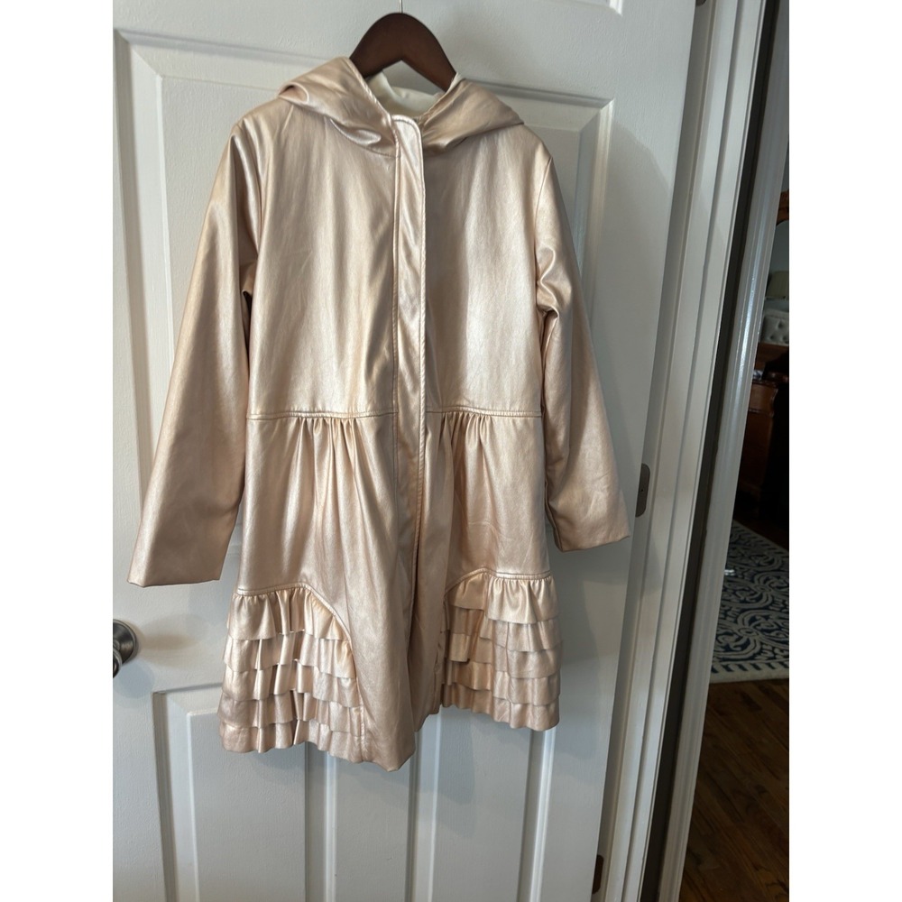 Isabella & Chloe Girls Blush Pink Rain Coat ~ Size 10/12
